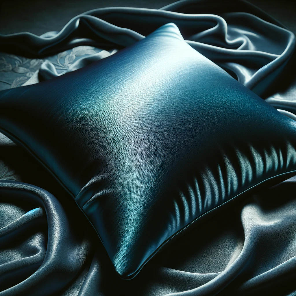 silk throw pillow