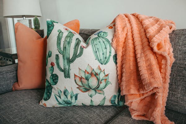  Moroccan Cactus Silk Pillows